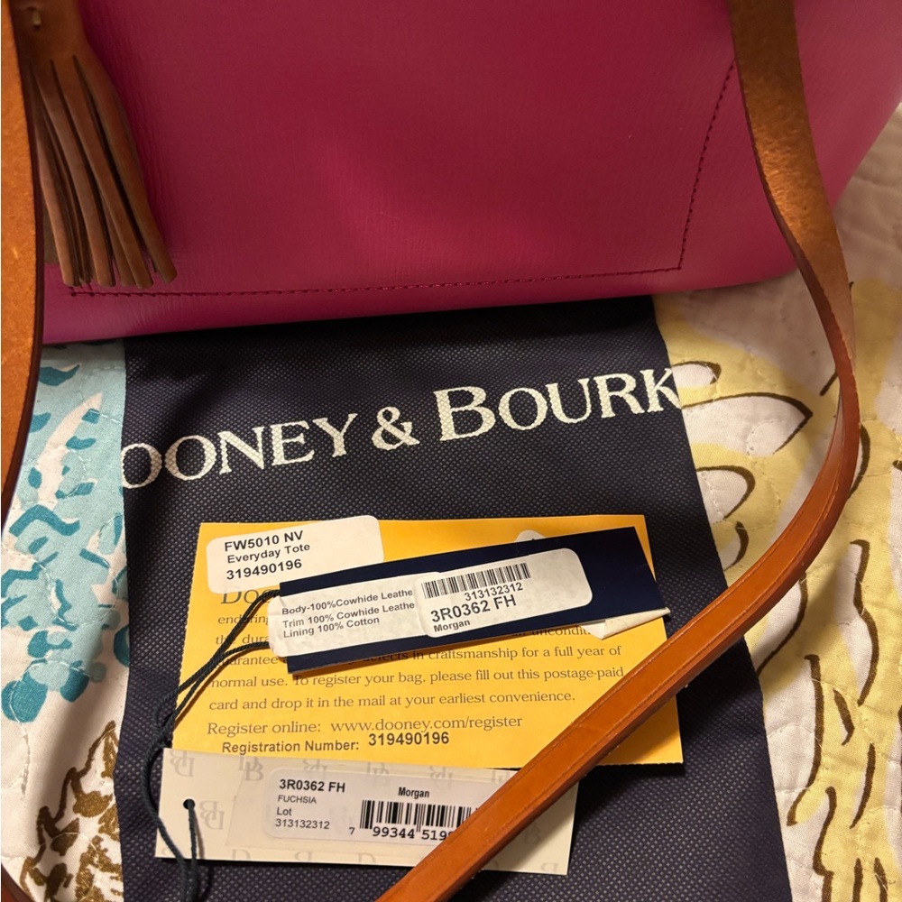 Dooney & Bourke Pink Tote Bag